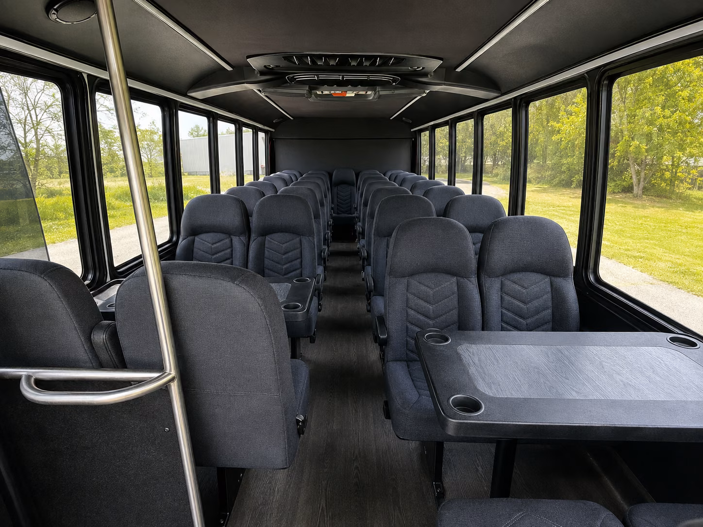 santa clara 18 passenger minibus interior