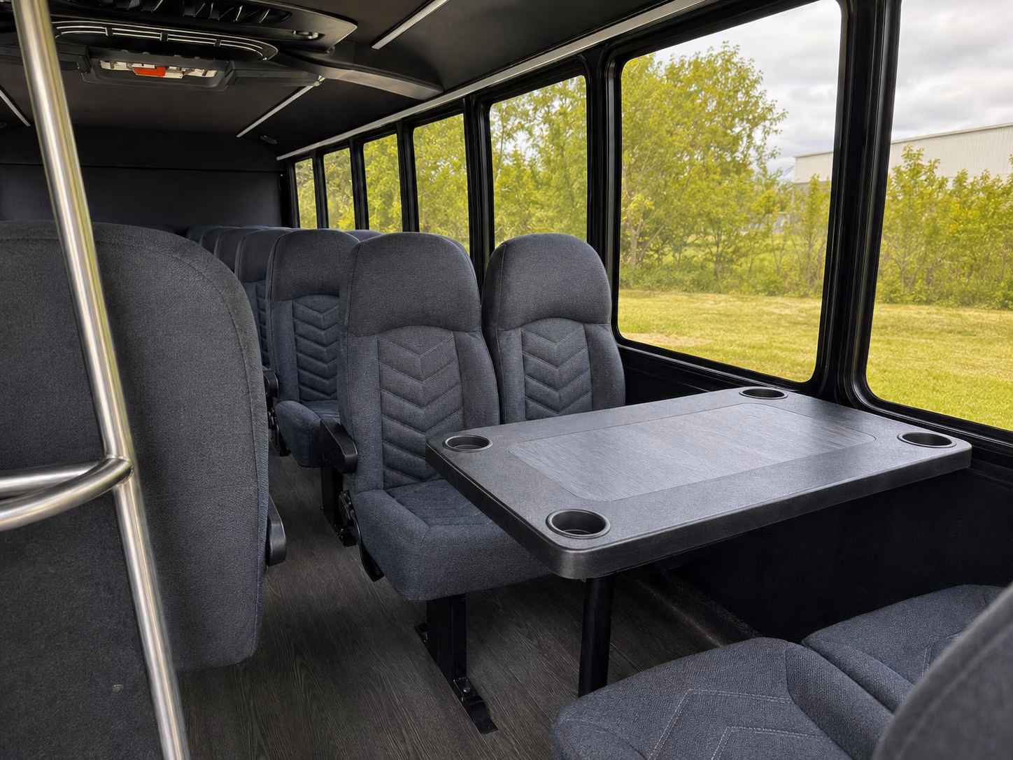 santa clara 20 passenger minibus inside