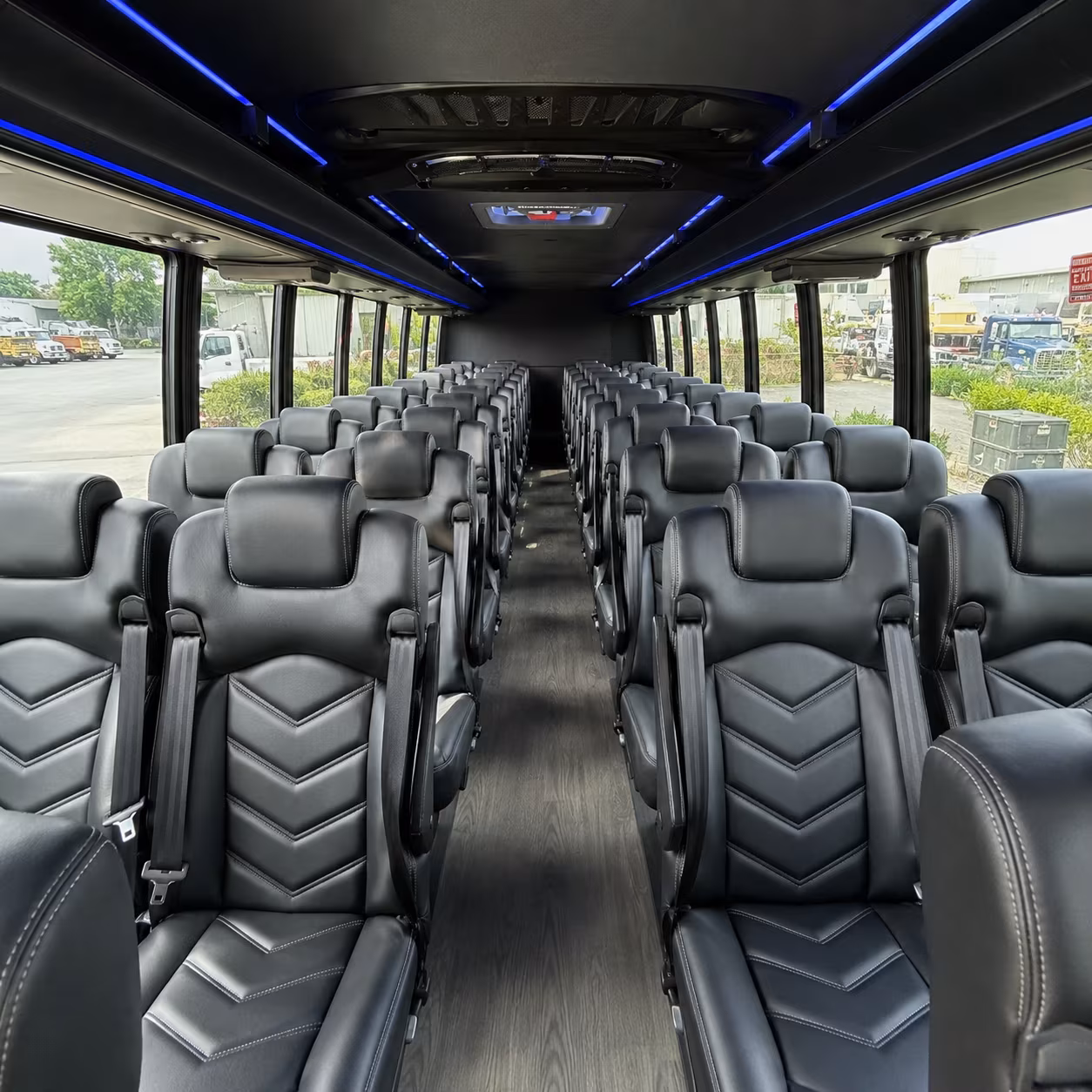 santa clara 25 passenger minibus inside