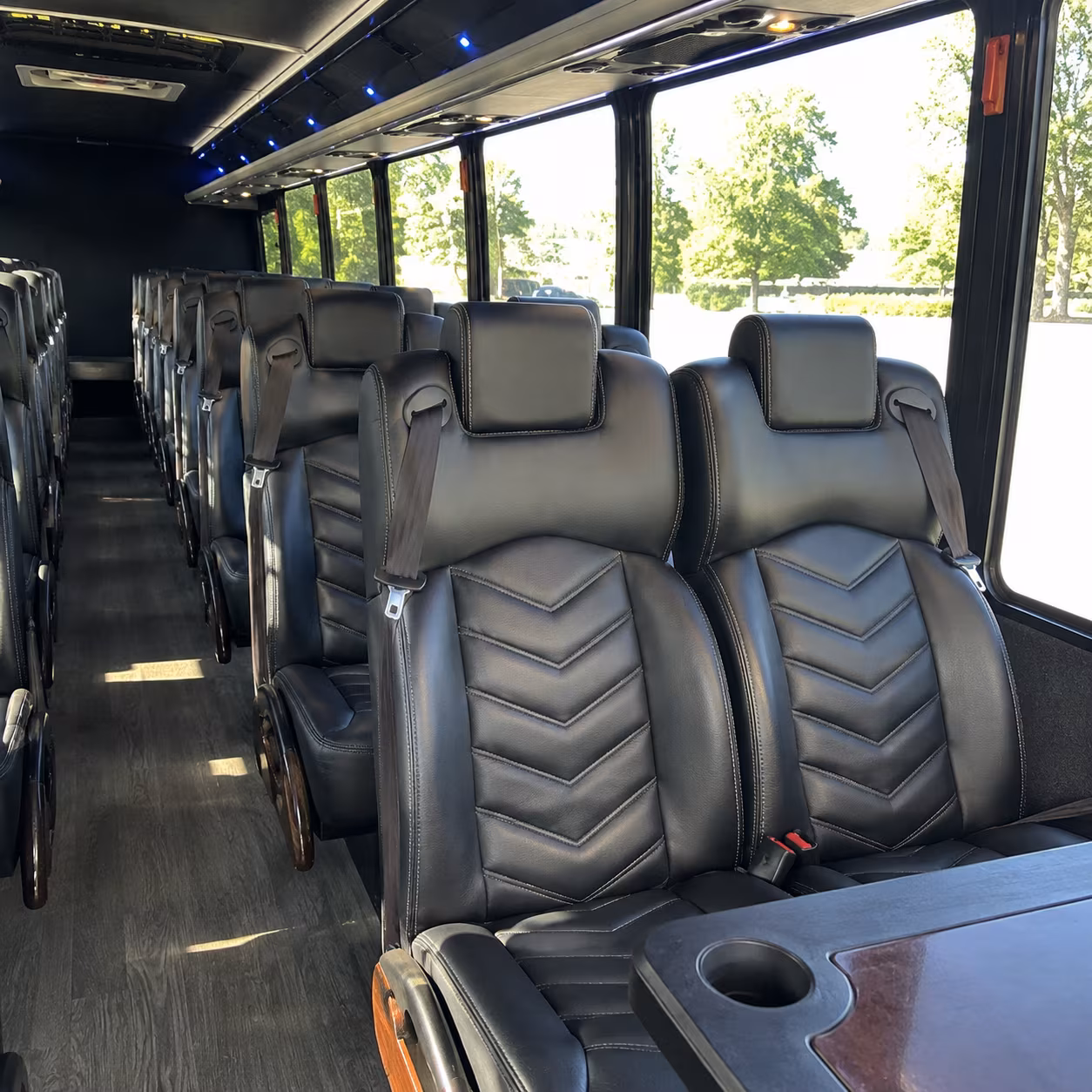 santa clara 25 passenger minibus interior