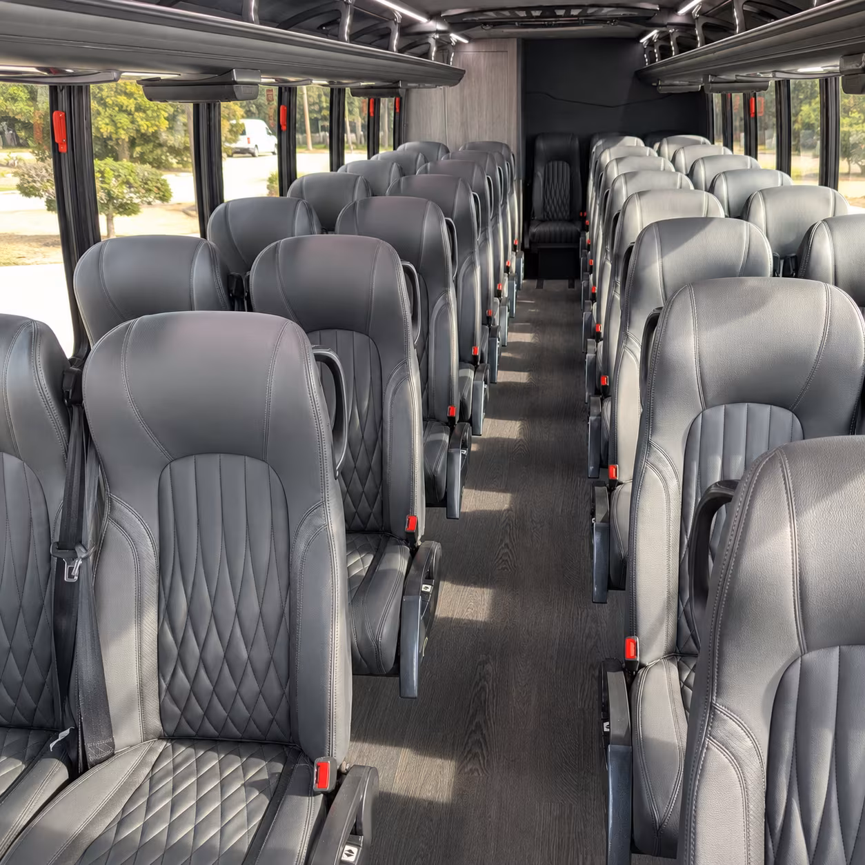 santa clara 30 passenger minibus inside