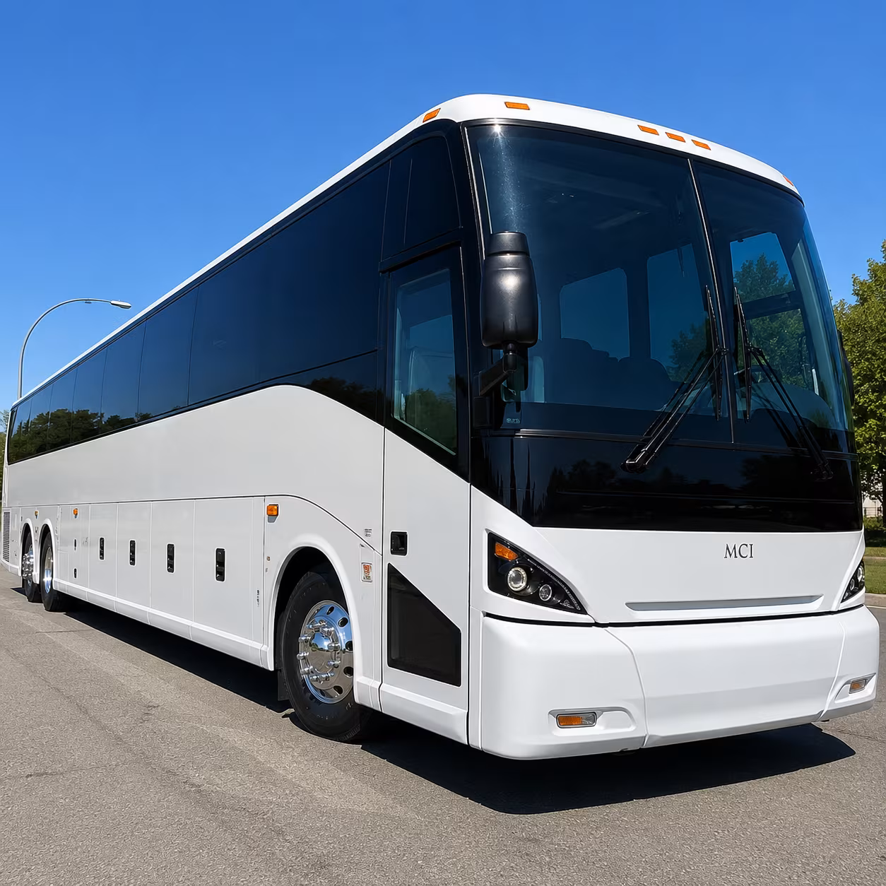 santa clara 56 passenger charter bus