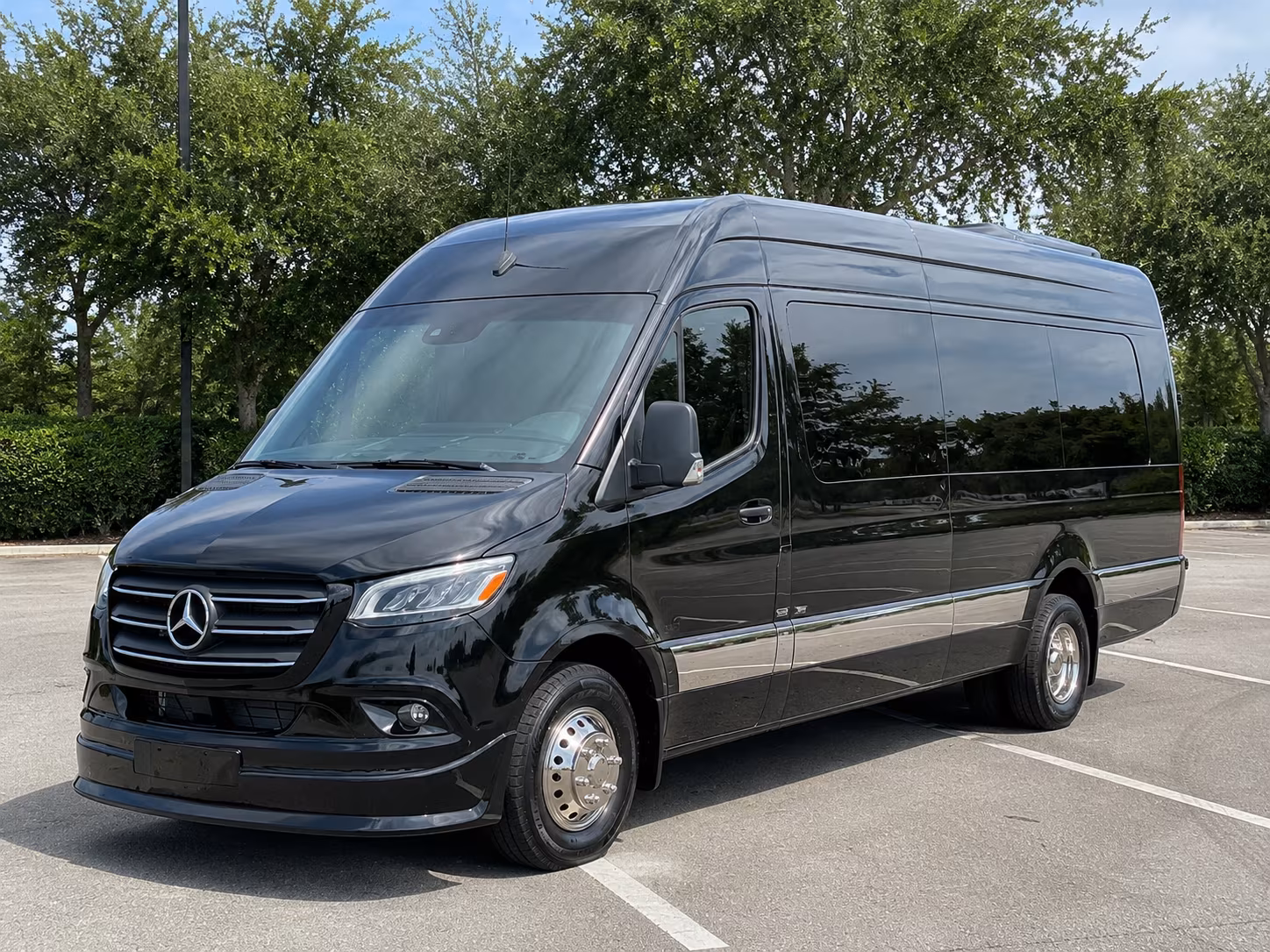 santa clara sprinter van with driver