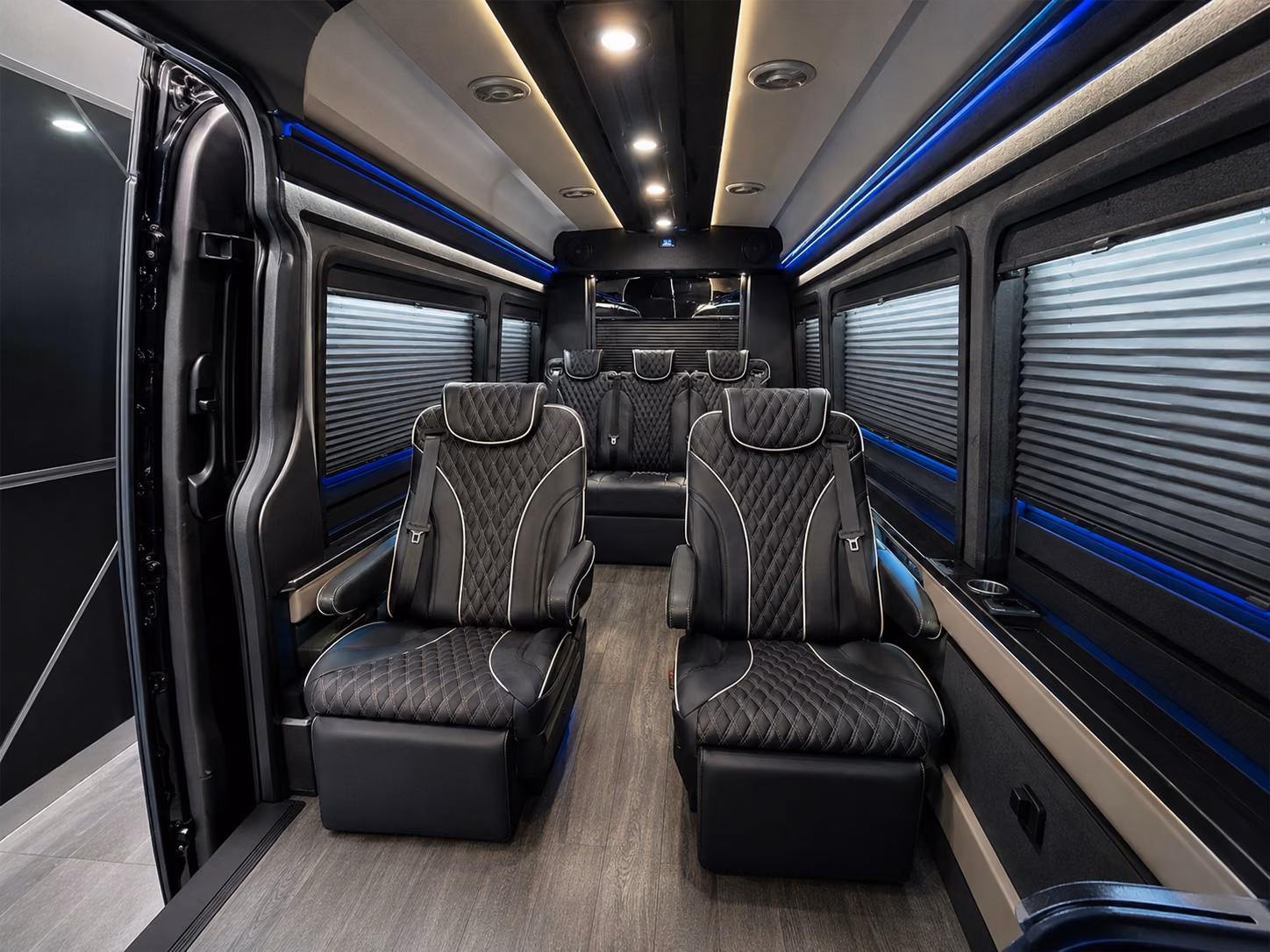 silicon valley corporate campus airport shuttle buses