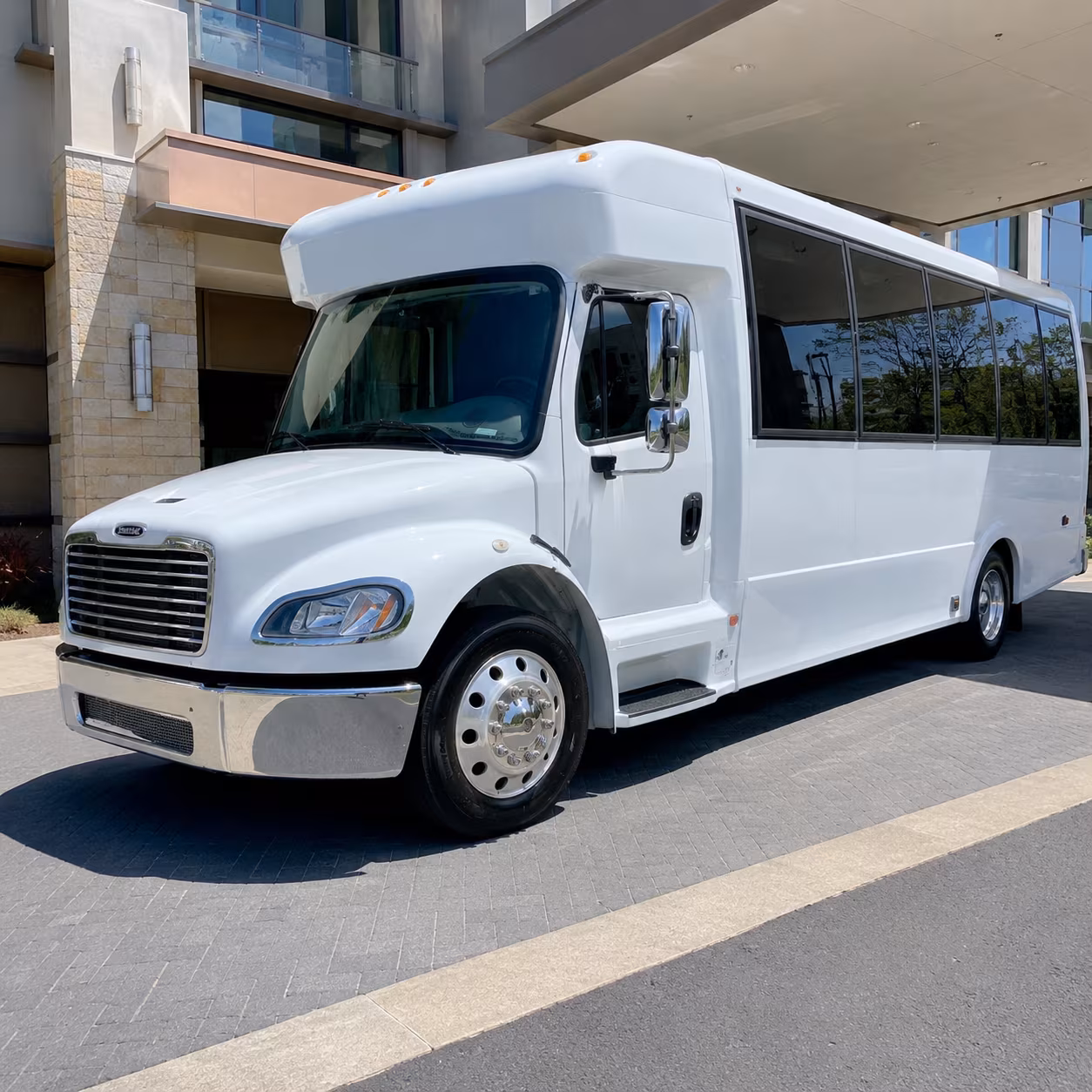 tech campus shuttle buses and corporate event transportation